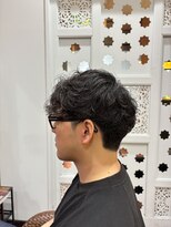 メンズサロンバムオム 名古屋栄店(MEN’S SALON BAMM HOMME)&nbsp;メガネと相性抜群！スパイラルパーマ