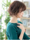 イヤリングカラー韓国風ゆるふわボブパーマA1川口20代30代40代