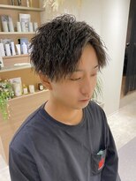 クーナバイトマト 横浜(Cuna by TOMTO)&nbsp;【RYOSUKE】ツイストパーマ_メンズカット