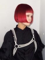 アンドスタイル(&style)&nbsp;ブリーチなし赤髪