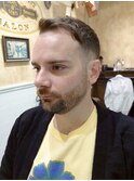 【LUDLOW　BLUNT】フェードカット　バーバーヘア 清潔感ショート