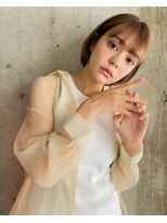 ミンナノポリシー(MIN NANO//POLICY)&nbsp;ベージュ系ミニボブ