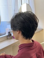 ティエル 町田店(tiel) 【自然な毛流れのワンカールパーマ】センターパート