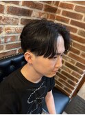 センターパート/ツーブロックショート