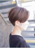 【SHARON原宿】前下がり×刈り上げハンサムショート