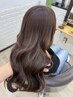 【ブリーチなしで透明感Up】ダブルケアカラー+トリートメント　22,000円