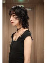 ウーズ ハラジュク(Ooze.HARAJUKU) ハッシュカットグレージュデザインカラーツートーンカラー原宿