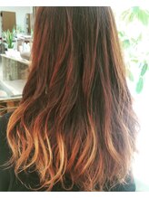 ランプ ヘアー プラス(Lamp Hair Plus) パーマ＆グラデーションカラー