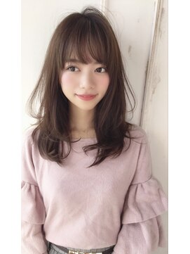 アリスバイアフロート 自由が丘(ALICe by AFLOAT) 王道ミディアムスタイル（モード3Dカラージグザグバング