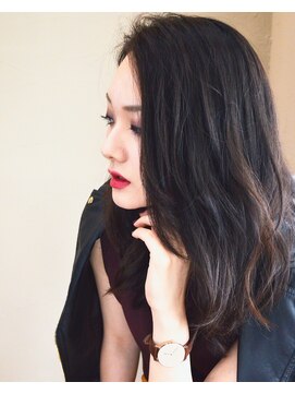 ヘアカフェ コトノハ(hair cafe Kotonoha) 【コトノハ】春パーマ　フェザーロングリラックスウェーブ小顔