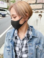 【roijir 山岸】スキンフェード女子 刈り上げ女子　前髪なし