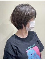 サロンドミルク 溝の口店(salon de MiLK)&nbsp;大人美人ショートに脱白髪染めハイライトを