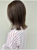ホワイトベージュハイライト