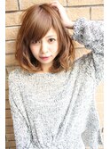 tuuli☆大人のペールベージュ外ハネボブ&切りっぱなしボブ7