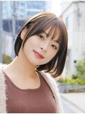 20代30代40代◎小顔ショートボブショコラアッシュ新宿代々木