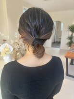 メイン(『　　』main)&nbsp;ユルっとシニヨン