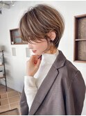 20代30代40代50代耳かけショート前髪なしハンサムショートカット