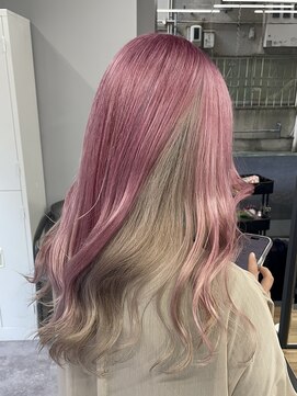 セレーネヘアーレイズ 梅田店(Selene hair Raise) pink × beige