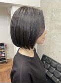 大人ぱつっとボブ/耳かけヘア【横浜】