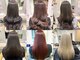 ビブ(VIV)の写真/毎日コテやアイロンで髪を巻いている方や韓国風ヘアにしたい方へ！質感再生カラーが人気◎