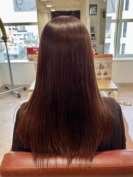 エイゼット バンビーニ 川越(AZ bambini) 【鈴木代悟】ピンクアッシュ【ドクターカラー+ストレート】