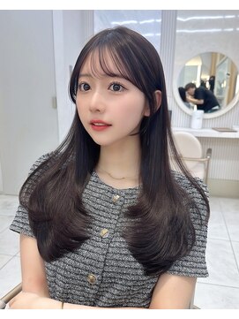 アフロートリノ(AFLOAT Leino) レイヤーカット　顔まわり薄めサイドバング顔まわりレイヤー銀座