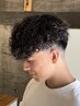 【個性派】外国人風スペインカール＋骨格矯正カット