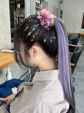 アトリエマイ 西新井東口店(MAI) 2025卒業式/成人式/袴/振袖/金箔/水引き/ポニーテール