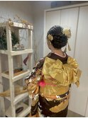 【振袖ヘア】大きめシニヨンアレンジ