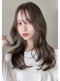 韓国レイヤーカット　韓国ヘア