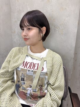 ロンドフルール 大宮東口(Lond fleur) ミニウルフレイヤーカット顔周りカット前髪カットショート/大宮