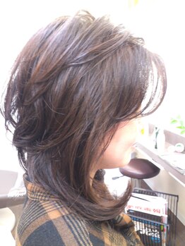 マオヘアー(MAO hair)の写真/髪質悩みをヘアエステで解決する髪質改善のスペシャリストがふんわりカール～収まりのいい艶髪まで自在に♪