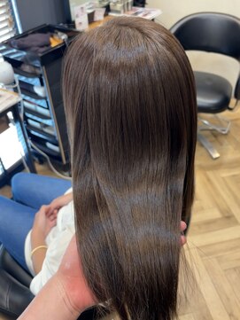 アルター(aL ter) 【ブラウン×ロング】くびれヘア/透明感カラー/鎌取/林愛華