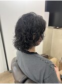 メンズセミロングレイヤー　新宿/メンズカット/メンズパーマ