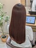 カット+【縮毛矯正or髪質改善ストレート】+全体カラー+トリートメント2STEP