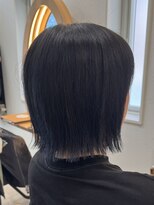 アドラーブル けやき通り店(adorable)&nbsp;透明感ブルーブラック◎韓国風ボブカット小顔カット