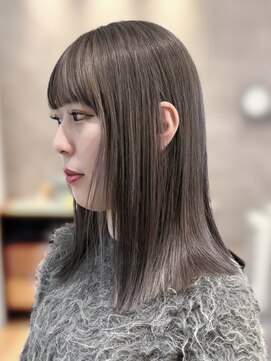 アトロ(Atoro) 梅田/ボブ/透明感カラー/グレージュ/艶カラー