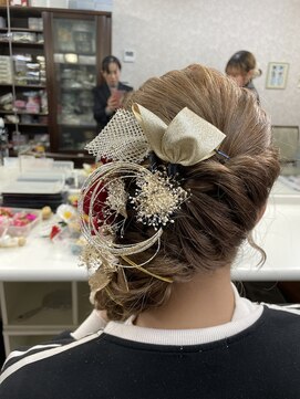 #編み込み　サイド