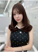 チョコレートブラウンカラー/暖色カラー/レイヤー/ワンカール