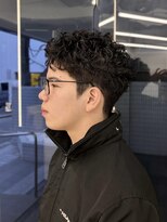 ウィル バイ ブラウン(Vir by Brown)&nbsp;MEN’S HAIR/サーフカール/刈り上げセンターパート/藤沢
