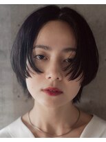 オーレント(AULENT) くびれショート・ボブ/丸顔/前髪あり/絶壁解消/20代/30代/長め