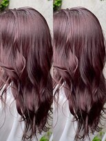 ライン(LYNE) 透明感ローズブラウン/レイヤーカット/艶髪