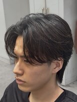 フィフス 渋谷(fifth)&nbsp;渋谷フェザーパーマニュアンスパーマ毛流れセンターパートウルフ