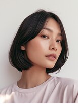 ロディーナ 大口 新子安(rodina)&nbsp;ミルクティーブロンド/ダークブルー/デジタルパーマ/大口新子安