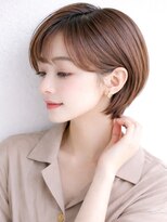 ソレア(SOLEA)&nbsp;20代30代40代50代髪質改善ミルクブラウンナチュラルショート