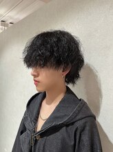 ラヴィ(Raviy)&nbsp;ウルフショート×ツイストスパイラルパーマ