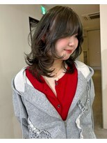ニコフクオカヘアーメイク(NIKO Fukuoka Hair Make)&nbsp;〈NIKO〉ハッシュカット.ミディアムレイヤー.ダブルカラー
