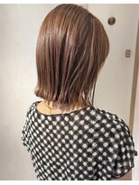 フィルムス ヨコハマ プラス(FILMS 横浜 +) くびれレイヤー/オリーブベージュ/顔周り/シースルー/横浜+