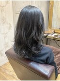 【ROULAND石川】 赤味のない透けるダークグレー