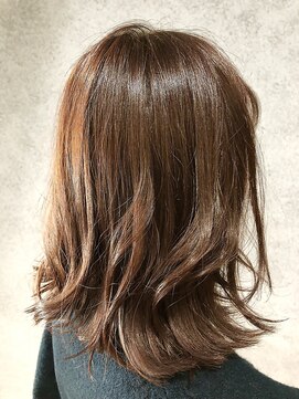 ヘアサロンエム 川越(HAIR SALON M) 外ハネボブ/アッシュブラウン/ネオウルフ/デザインカラー